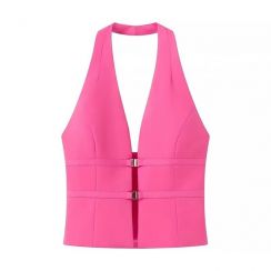8 Pcs New Chic Fashionable Halter Straps Backless Tops 